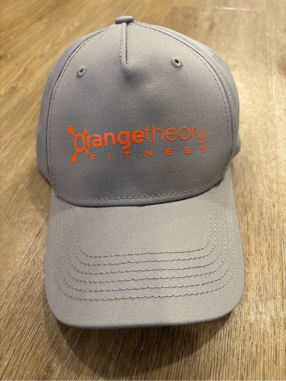Orangetheory Gray Cap with Bright Orange Logo
